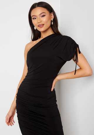 One Shoulder Asymmetric Dress