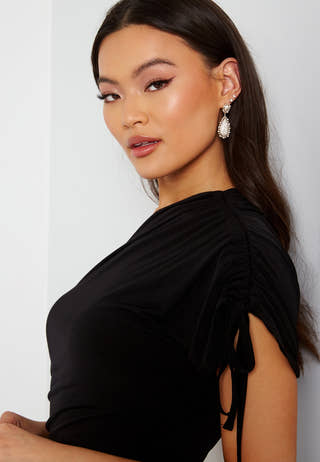 One Shoulder Asymmetric Dress