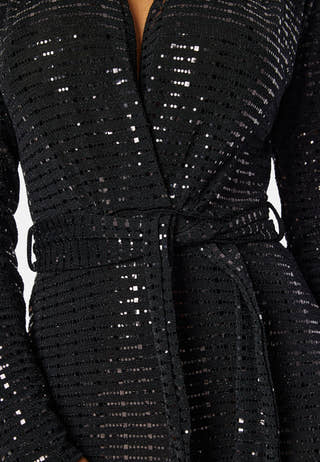 Sequin Wide Leg Jumpsuit