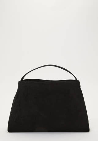Suede Knot Shoulder Bag