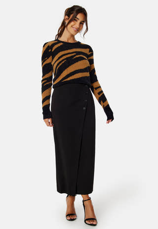 Cecilie Long Wrap Skirt