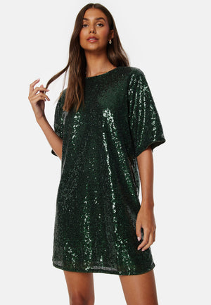 Karina 2/4 Sequin Short Dress