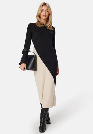 Objester Block Knit Dress