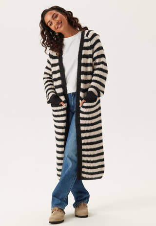 Objmilu Ls Lo Long Knit Cardig