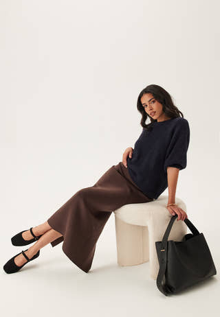 Objreynard Hw Knit Skirt Noos