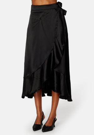 Sateen Wrap Skirt A Fair