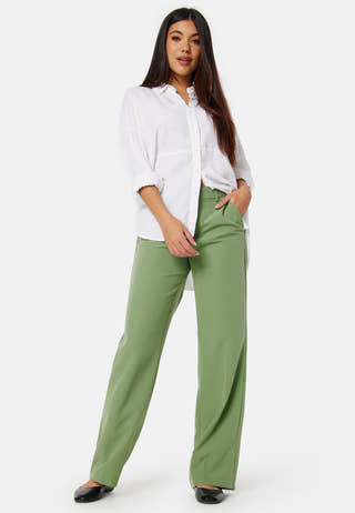 Berry High Waist Wide Pant