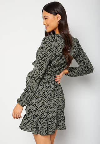 Carly L/S Wrap Dress