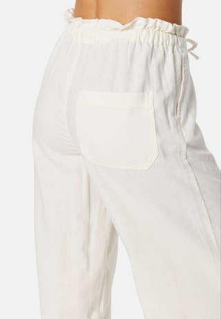 Onlcaro Wide Linen Bl Pant