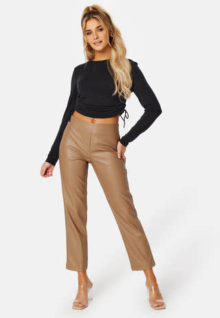 Free L/S Ruching Top
