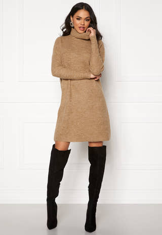 Jana L/S Cowlnck Dress