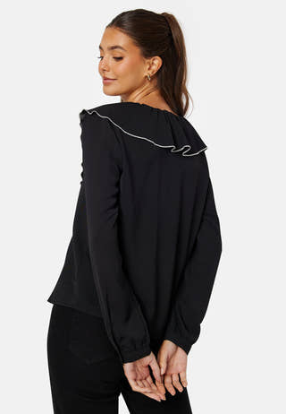 Lise Contrast Frill Shirt