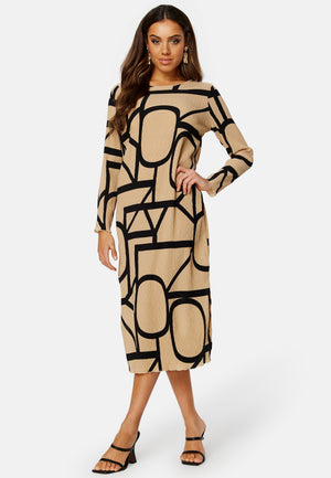 Molly L/S Plisse Dress