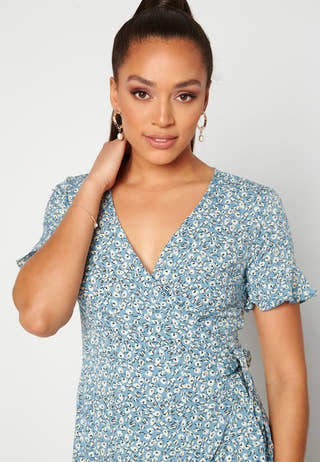 Olivia S/S Wrap Dress