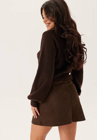 Onlamazing-stina Faux Suede Skirt