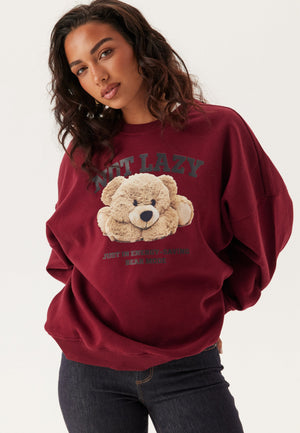 Onlbila L/S BEAR O-NECK SWT