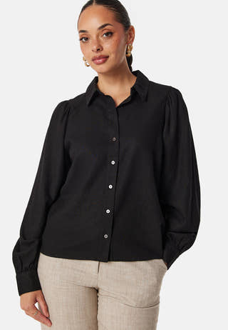 Onlcaro Linen Puff Shirt