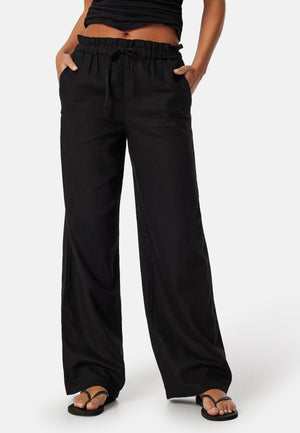 Onlcaro Wide Linen Bl Pant