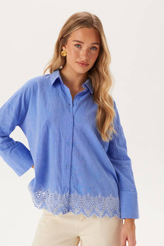 Onlgraces Tulum Ls Emb Shirt