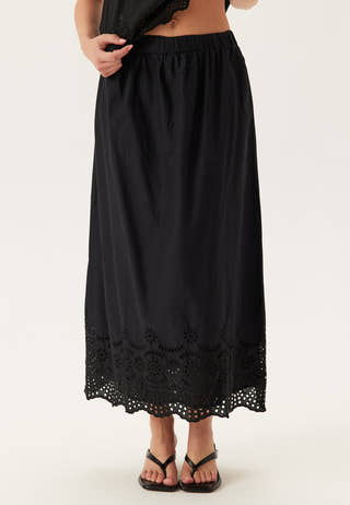 Onllou Life Emb Long Skirt