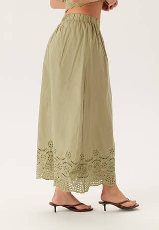 Onllou Life Emb Long Skirt
