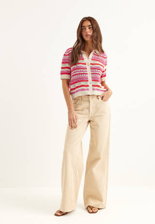 Onllula Polo S/S CARDIGAN KNT