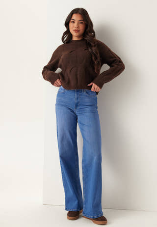 Onlmadison Blush Hw Wide Dnm