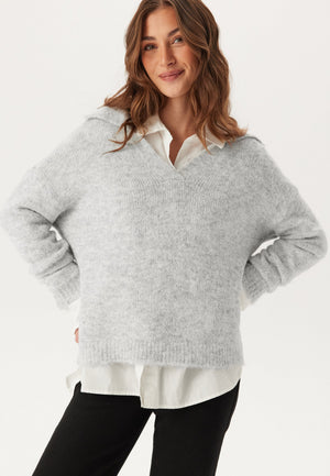 Onlmaggie Life Ls Split Neck