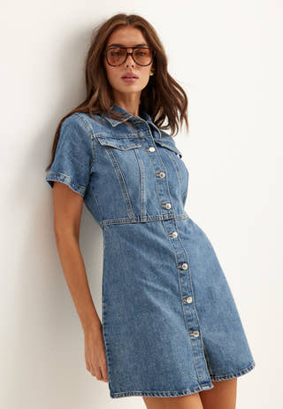 Onlmalia S/S DNM DRESS AKM NOOS