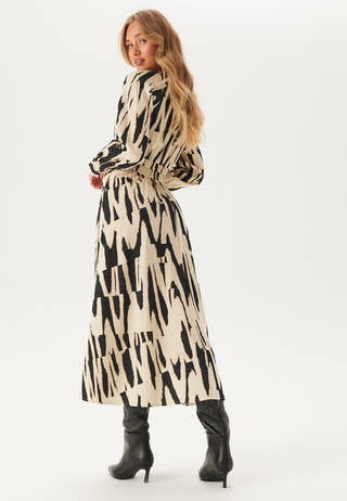 Onlmila Life L/S V-Neck Midi Dress