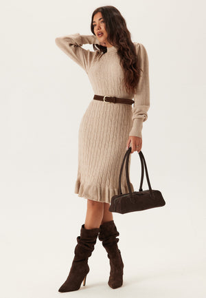 Onlnadia Ls Cable Dress Cs Knt