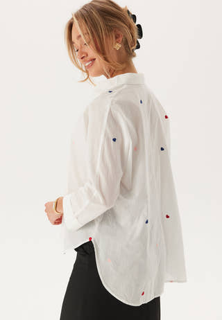 Onlnew Lina Grace Ls Emb Shirt