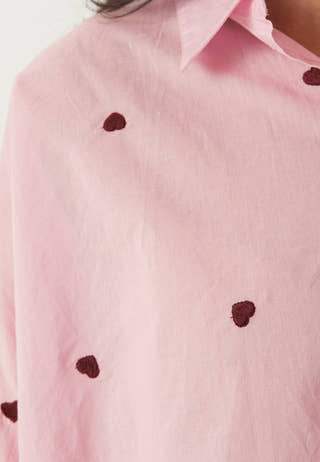 Onlnew Lina Grace Ls Emb Shirt