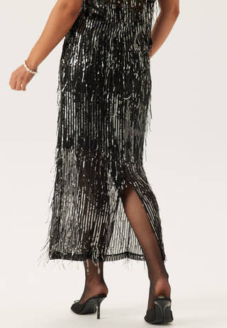 Onlspacy Hw Long Sequins Skirt