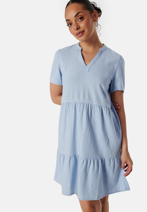 Onltiri-Caro V-Nec Lin Dress