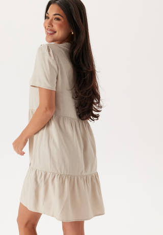 Onltiri-Caro V-Nec Lin Dress