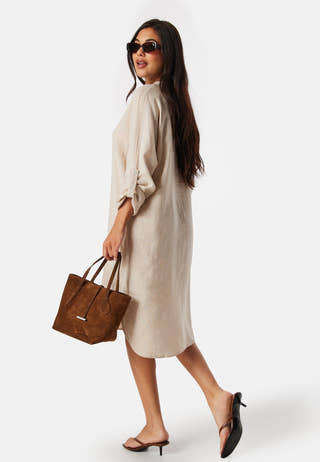 Onltokyo Linen Blend Dress
