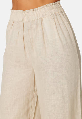 Onltokyo  Linen Blend Pant
