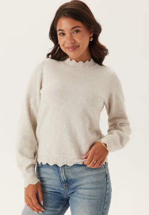 Vinikolina O-neck L/S KNIT TOP