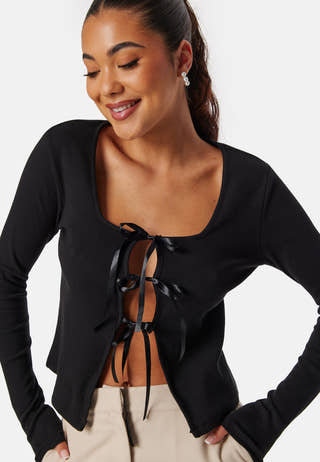 Pcbonnie Ls Square Neck Top D2