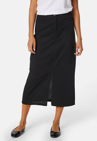 Avelyn HW Midi Skirt