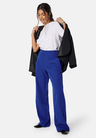 Bossy HW Wide Plain Pant