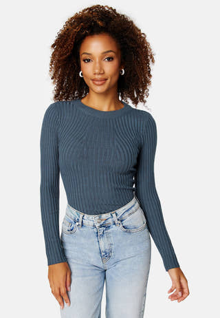 Pccrista LS O-Neck Knit