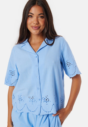 Pcalmina Embroidery Shirt