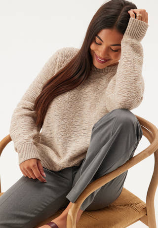 Pcanona Ls O-neck Knit