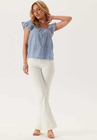 Pcapia Sl Square Neck Top