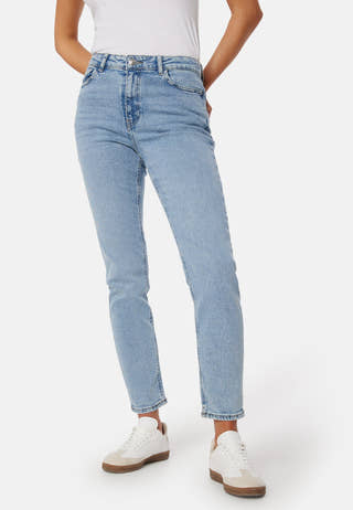 Pcbella High Waist tap ank jeans