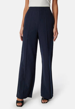 Pcbozzy Hw Wide Striped Pants