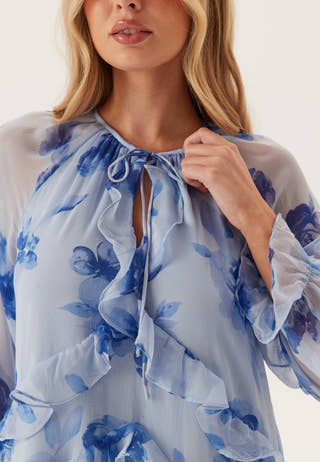 Pcclara Ls Long V-neck Dress