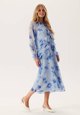 Pcclara Ls Long V-neck Dress